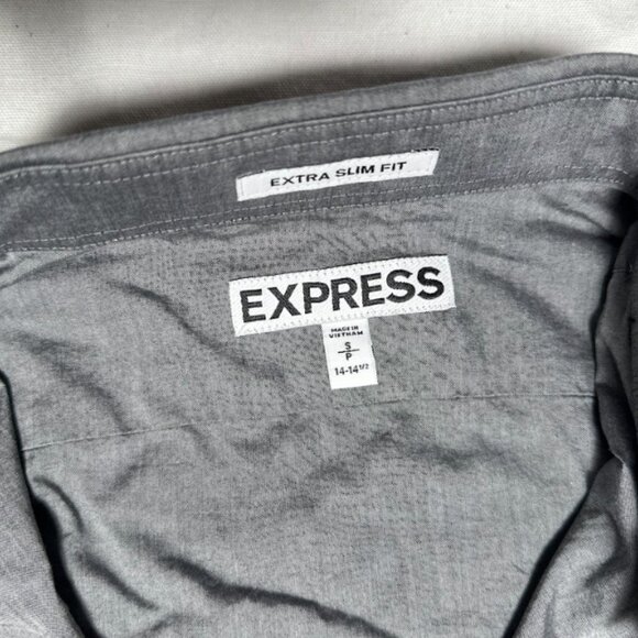 EXPRESS MENS Classic Fit Shirt Long Sleeve Small - Picture 3 of 6